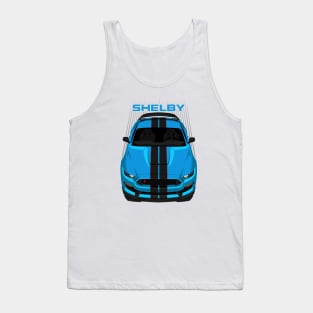 Ford Mustang Shelby GT350R 2015 - 2020 - Grabber Blue - Black Stripes Tank Top